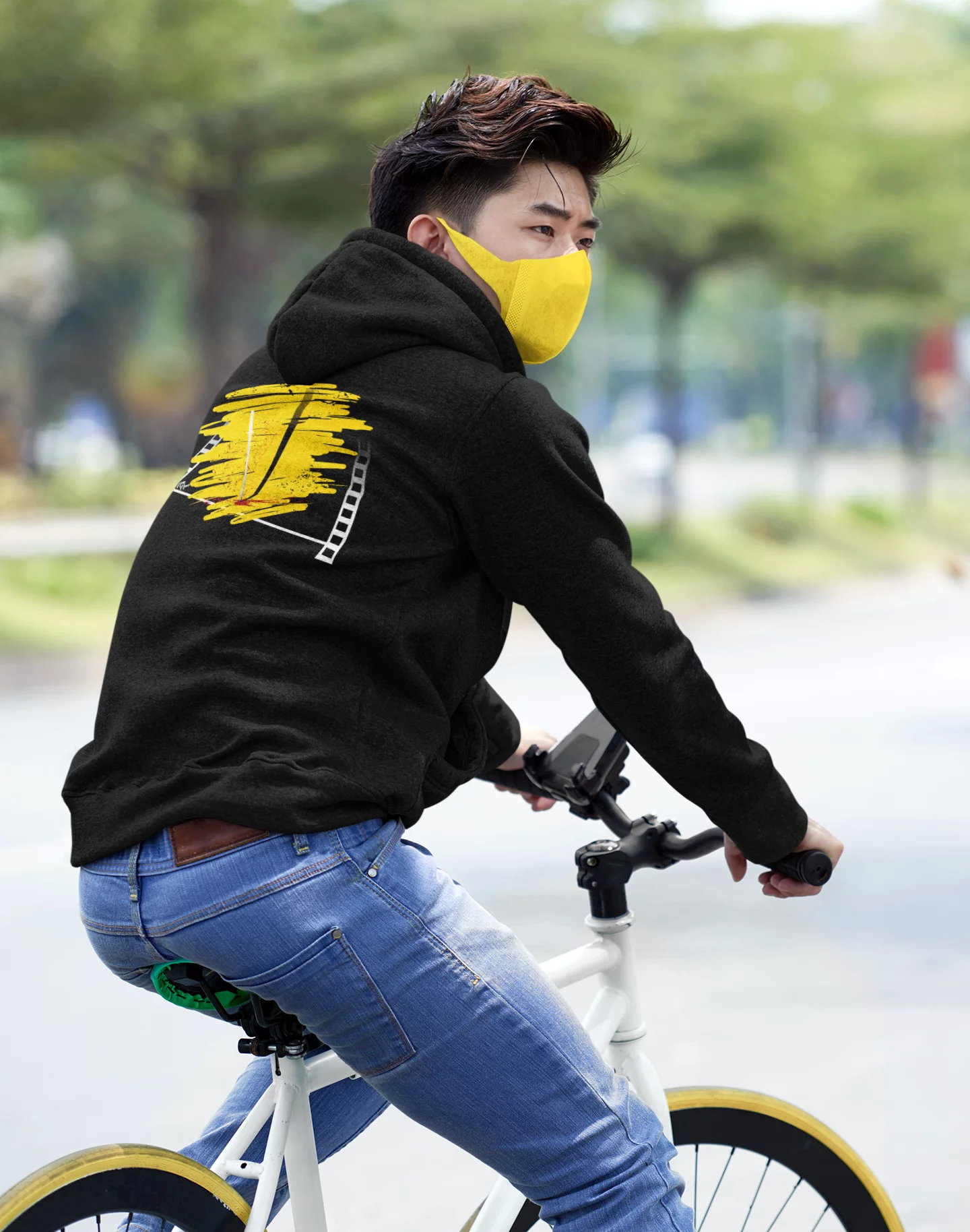 Hoodie Kill Bill - Design Dos - modèle homme