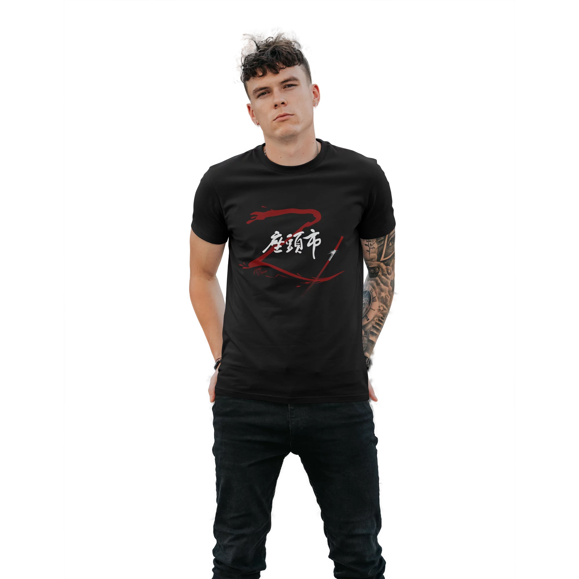 Tee shirt Zatoichi sur Modèle Homme